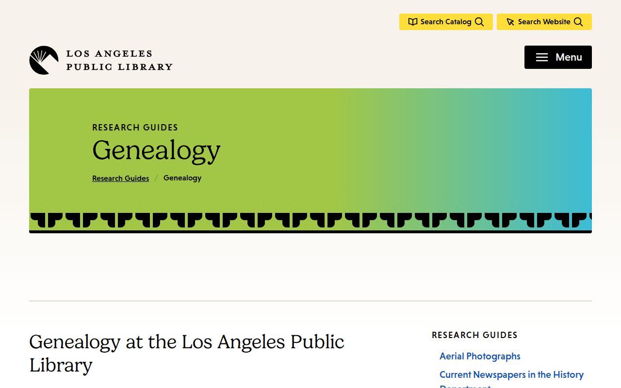 San Fernando city directory LAPL genealogy resources